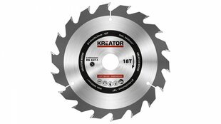 Pjovimo diskas medienai Kreator, 140 mm kaina ir informacija | Sodo technikos dalys | pigu.lt