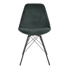 2-jų kėdžių komplektas Oslo, žalias kaina ir informacija | Virtuvės ir valgomojo kėdės | pigu.lt