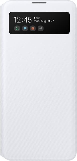 Samsung S View A51 (5G), baltas kaina ir informacija | Telefono dėklai | pigu.lt