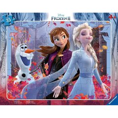 Пазл Ravensburger большой плиточный 35 деталей Frozen II цена и информация | Пазлы | pigu.lt