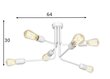 Aldex lubinis šviestuvas Ezop kaina ir informacija | Lubiniai šviestuvai | pigu.lt