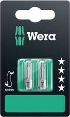 Насадки Wera 851/1 Torsion РН, 1х25 мм, 2 шт. цена и информация | Механические инструменты | pigu.lt