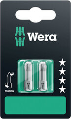 Насадки Wera 851/1 Torsion РН, 3х25 мм, 2 шт. цена и информация | Механические инструменты | pigu.lt