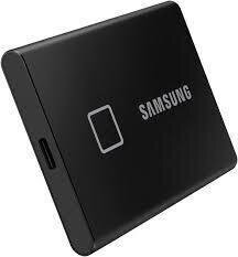 SAMSUNG T7 Touch 1TB USB 3.2 Write speed 1000 MBytes/sec Read speed 1050 MBytes/sec MU-PC1T0K/WW kaina ir informacija | Išoriniai kietieji diskai (SSD, HDD) | pigu.lt