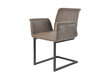 Kėdė, ruda/juoda kaina ir informacija | Virtuvės ir valgomojo kėdės | pigu.lt