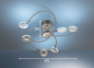 Fischer&Honsel LED lubinis šviestuvas Dent kaina ir informacija | Lubiniai šviestuvai | pigu.lt