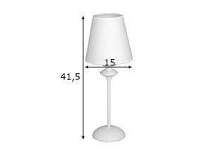 Настольная лампа Rafaello, белая цена и информация | Настольные светильники | pigu.lt