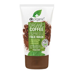 Veido kaukė Dr. Organic Coffee Espresso Face Mask, 125 ml цена и информация | Маски для лица, патчи для глаз | pigu.lt