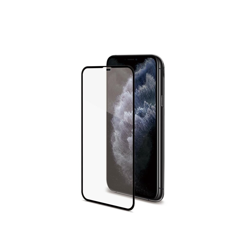 CELLY FULL GLASS IPHONE 11 PRO / X / XS BLACK FRAME kaina ir informacija | Apsauginės plėvelės telefonams | pigu.lt