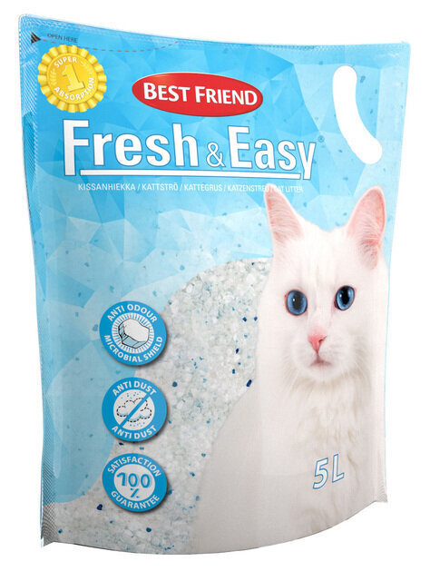 Best Friend Fresh & Easy kraikas katėms, 5 l цена и информация | Kraikas katėms | pigu.lt