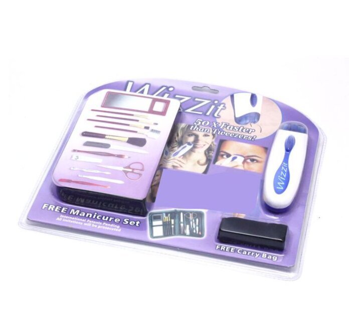 Wizzit Electric Tweezer Set kaina ir informacija | Epiliatoriai | pigu.lt