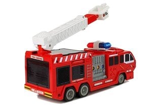 Пожарная машина с дистанционным управлением и лестницей R / C, 28см цена и информация | Игрушки для мальчиков | pigu.lt
