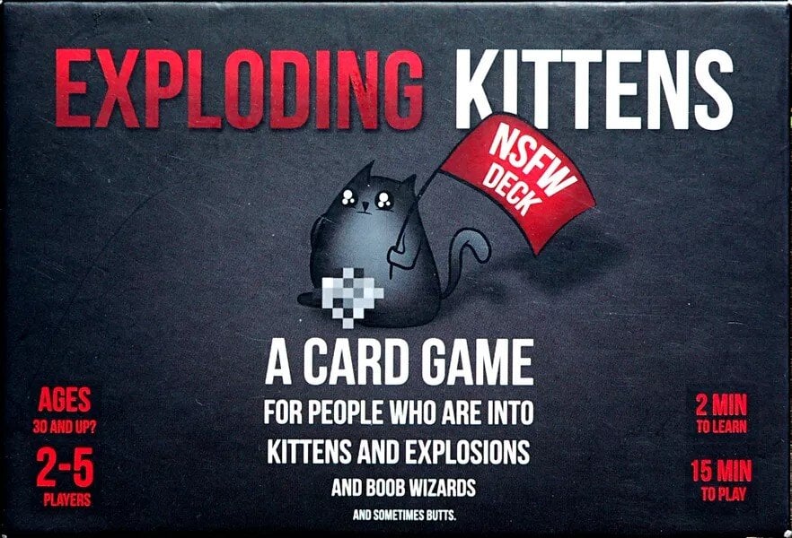 Stalo žaidimas Exploding Kittens: NSFW Deck, ENG цена и информация | Stalo žaidimai, galvosūkiai | pigu.lt