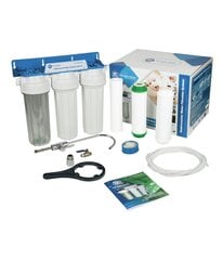 Трехступенчатая система фильтрации питьевой воды Aquafilter FP3-K1 цена и информация | Фильтры для воды, чистящие устройства | pigu.lt