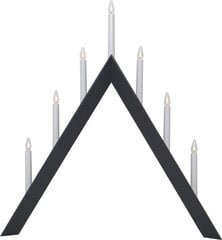 Elektrinė žvakidė Arrow, juoda kaina ir informacija | Kalėdinės dekoracijos | pigu.lt