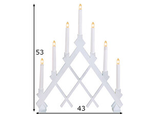 Электрические свечи Rut, белые цена и информация | Рождественские украшения | pigu.lt