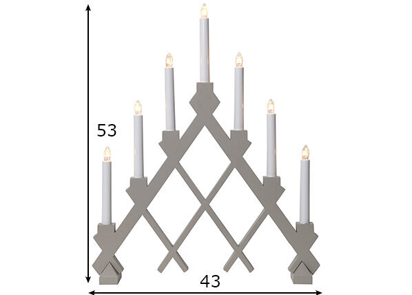 Elektrinės žvakės Rut, smėlio spalvos цена и информация | Kalėdinės dekoracijos | pigu.lt