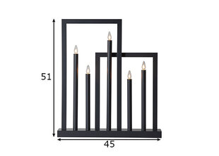 Подсвечник Frame цена и информация | Рождественское украшение CA1031, 10 см | pigu.lt