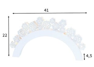 Электрические свечи Snowfall, белые цена и информация | Рождественские украшения | pigu.lt