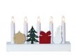 Julia elektrinės žvakės, baltos цена и информация | Kalėdinės dekoracijos | pigu.lt