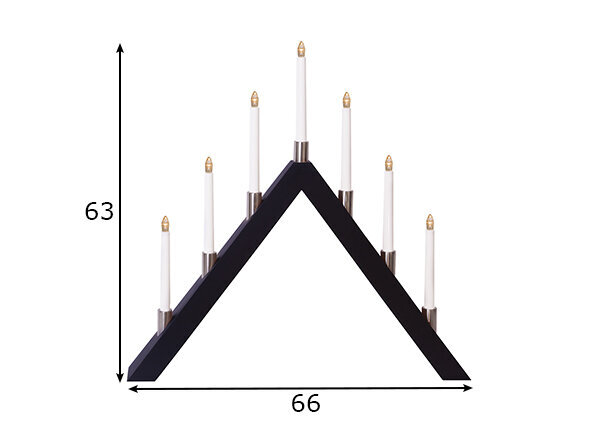 Žvakidė aukšta kaina ir informacija | Kalėdinės dekoracijos | pigu.lt