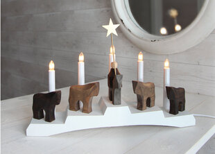 Žvakidė Staffan kaina ir informacija | Kalėdinės dekoracijos | pigu.lt