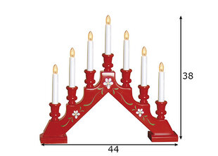 Подсвечник Сара цена и информация | Рождественское украшение CA1031, 10 см | pigu.lt
