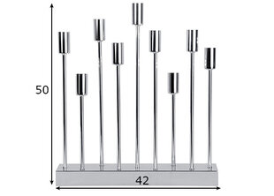 Подсвечник Pix, хром цена и информация | Рождественское украшение CA1031, 10 см | pigu.lt