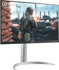 LCD Monitor|LG|27"|4K|Panel IPS|3840x2160|16:9|60Hz|Matte|5 ms|Pivot|Height adjustable|Tilt|27UP650-W цена и информация | Мониторы | pigu.lt