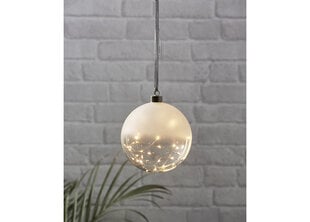LED apšvietimas stiklo kamuolys 15cm kaina ir informacija | Kalėdinės dekoracijos | pigu.lt