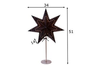 Звезда с ножкой Бобо цена и информация | Рождественское украшение CA1031, 10 см | pigu.lt
