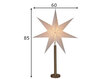 Žvaigždė Elice su koja, ąžuolas kaina ir informacija | Kalėdinės dekoracijos | pigu.lt