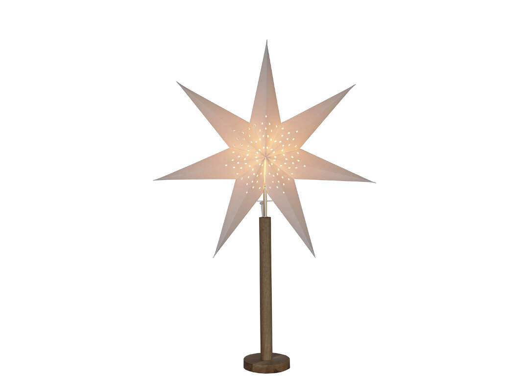 Žvaigždė Elice su koja, ąžuolas kaina ir informacija | Kalėdinės dekoracijos | pigu.lt