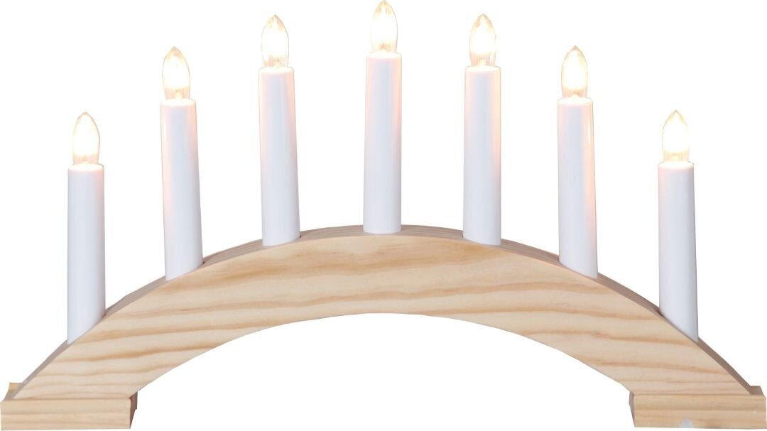 Elektrinė žvakė Bea, natūrali. kaina ir informacija | Kalėdinės dekoracijos | pigu.lt
