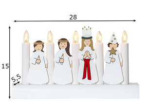Advento žvakidė Julija kaina ir informacija | Kalėdinės dekoracijos | pigu.lt