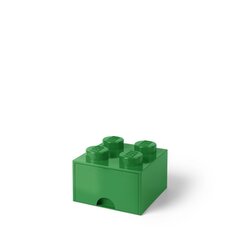 Ящик для хранения LEGO 4 зеленый цена и информация | Конструкторы и кубики | pigu.lt