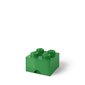 Daiktadėžė LEGO 4, žalia kaina ir informacija | Konstruktoriai ir kaladėlės | pigu.lt