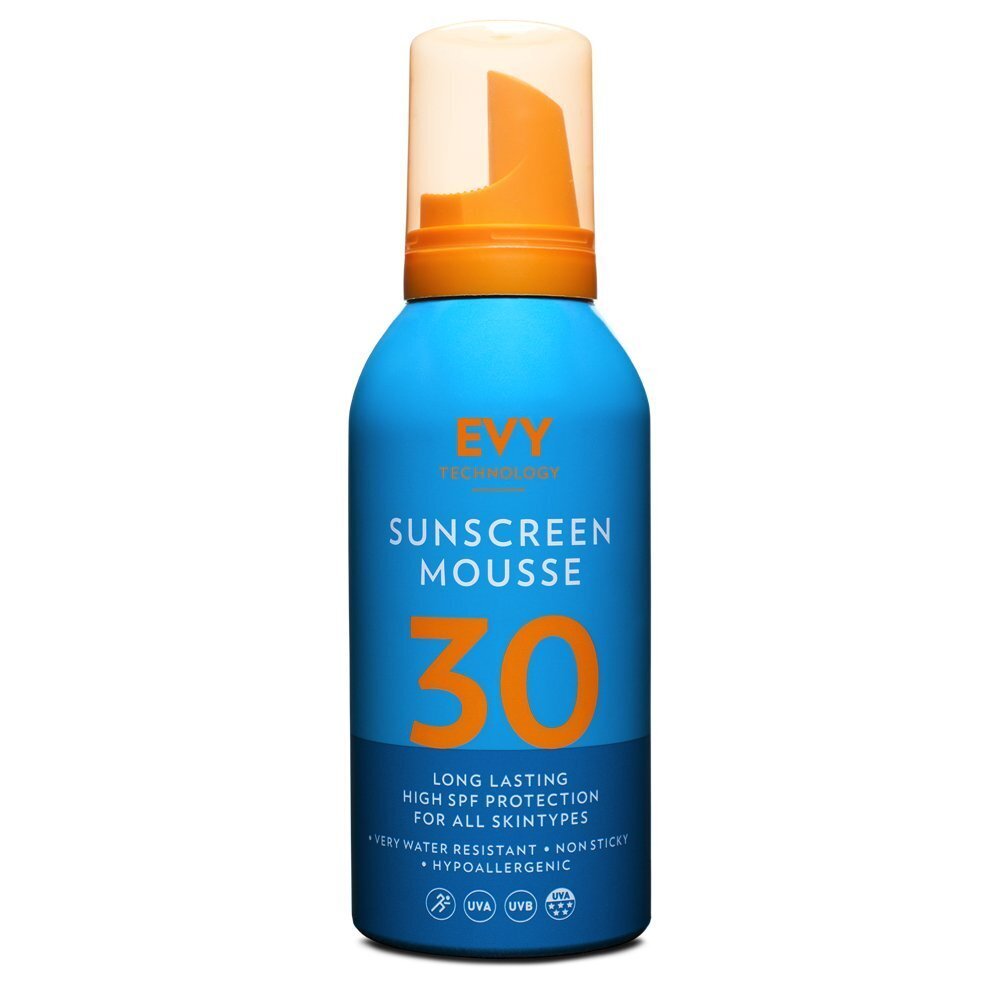 Apsauginės putos nuo saulės EVY Sunscreen Mousse SPF 30, 150 ml цена и информация | Kremai nuo saulės | pigu.lt