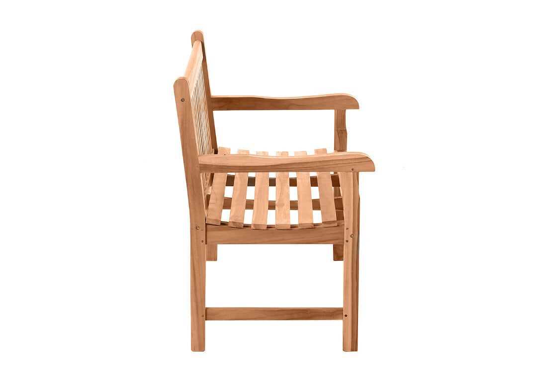 Lauko suoliukas, rudas kaina ir informacija | Lauko kėdės, foteliai, pufai | pigu.lt