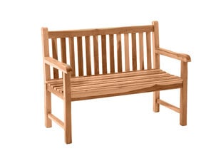 Садовая скамейка, коричневая цена и информация | Садовые стулья, кресла, пуфы | pigu.lt