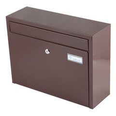 Pašto dėžutė PD 910 ruda kaina ir informacija | Pašto dėžutės, namo numeriai | pigu.lt