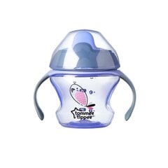 Прозрачная чашка TOMMEE TIPPEE First Trainer Cup 44710197, 150 мл, 4 м+ цена и информация | Бутылочки и аксессуары | pigu.lt