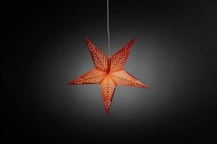 Декоративная бумажная звезда, 60 см цена и информация | Рождественские украшения | pigu.lt