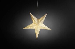 Декоративная бумажная звезда, 60 см цена и информация | Рождественские украшения | pigu.lt
