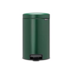 Мусорный бак Brabantia Newlcon с педалью newIcon, 12 л, цвет Pine Green цена и информация | Мусорные баки | pigu.lt