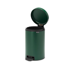 Мусорный бак Brabantia Newlcon с педалью newIcon, 12 л, цвет Pine Green цена и информация | Мусорные баки | pigu.lt