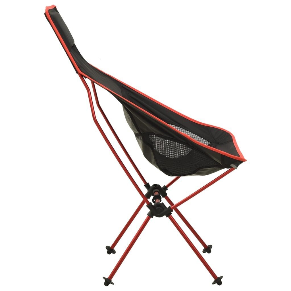 Sulankstoma stovyklavimo kėdė, juoda kaina ir informacija | Turistiniai baldai | pigu.lt