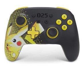 Беспроводной контроллер PowerA Enhanced Pikachu 025 для Nintendo Switch цена и информация | Джойстики | pigu.lt