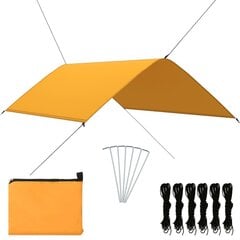 Lauko tentas, 3x2 m, geltonas цена и информация | Зонты, маркизы, стойки | pigu.lt