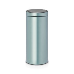 Мусорный бак Brabantia Touch Bin New, 30 л, синий цена и информация | Мусорные баки | pigu.lt